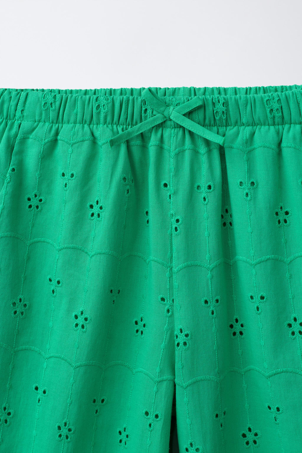 PANTAL?N WIDE LEG SCHIFFLY / Verde - Zara фото 3