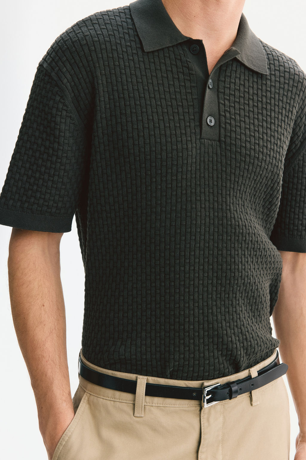 Polo en punto de algod?n Regular Fit - H&m фото 8