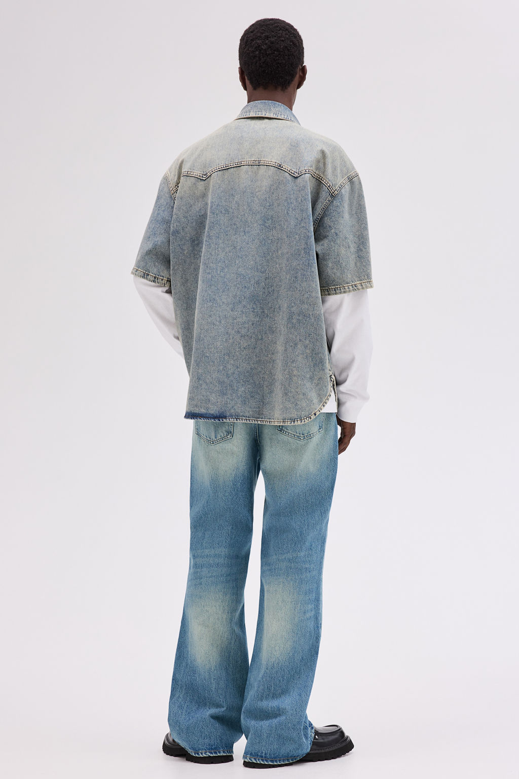 Bootcut Regular High Jeans - H&m фото 4