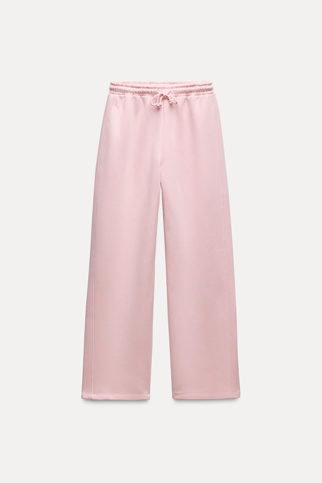 PLUSH WIDE-LEG TROUSERS - Zara фото 26