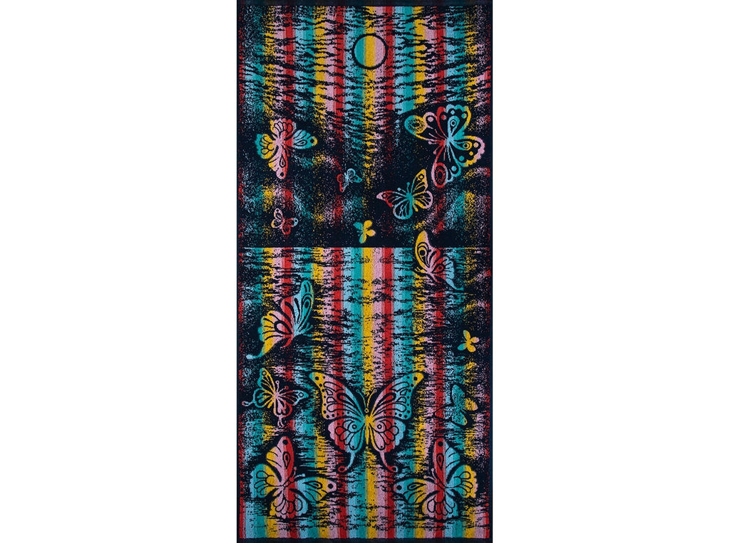 Полотенце махровое 6с102.411ж1 Лунная дорожка (т.радужка) 67х150см