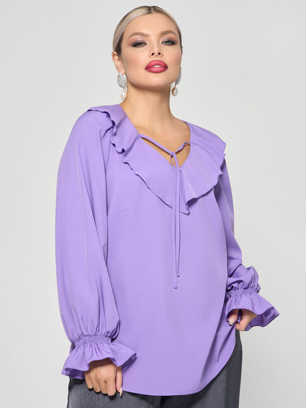 Блузка 0059-26 алый - Dora фото 175