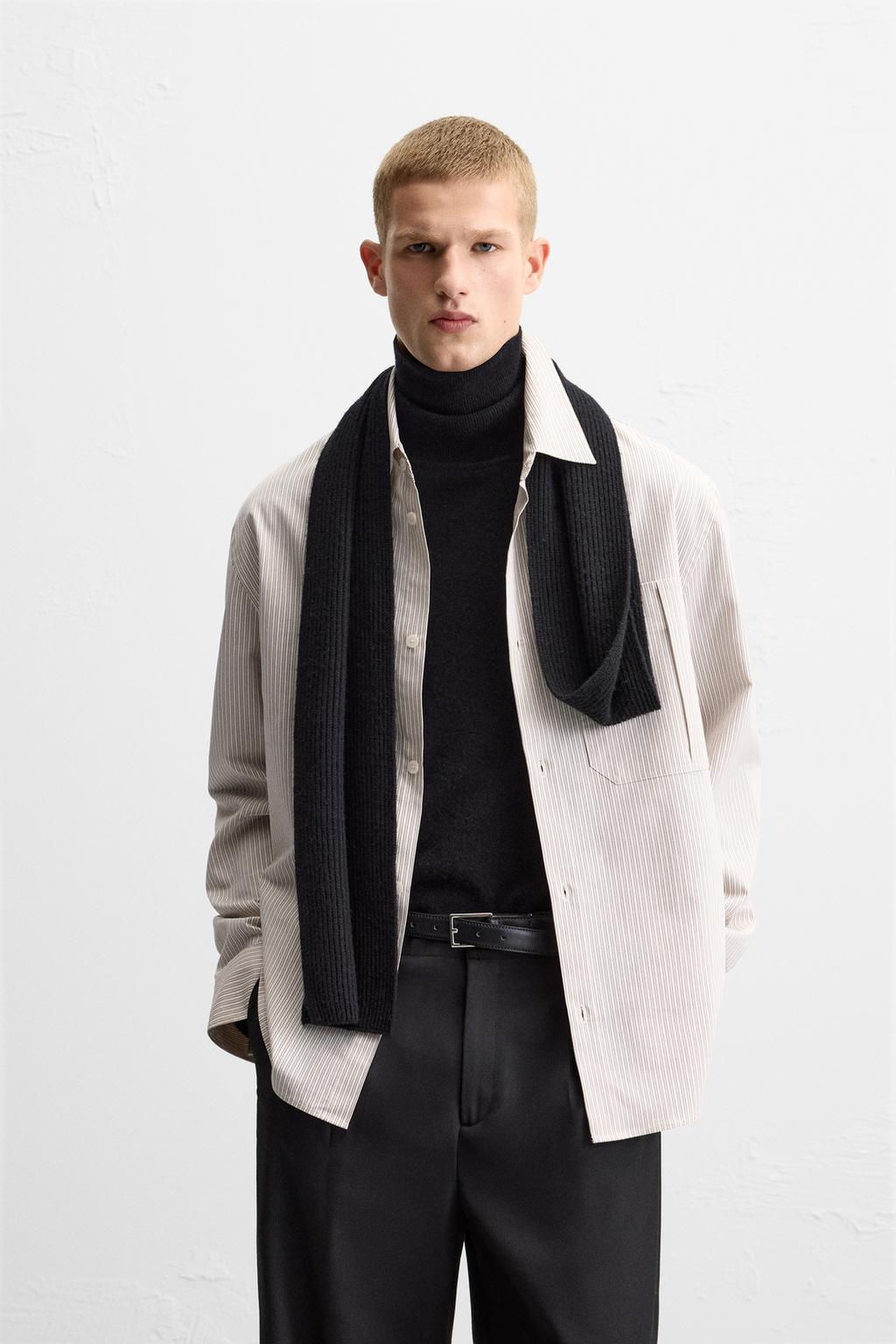 STRIPED SHIRT WITH POCKET - Zara фото 2