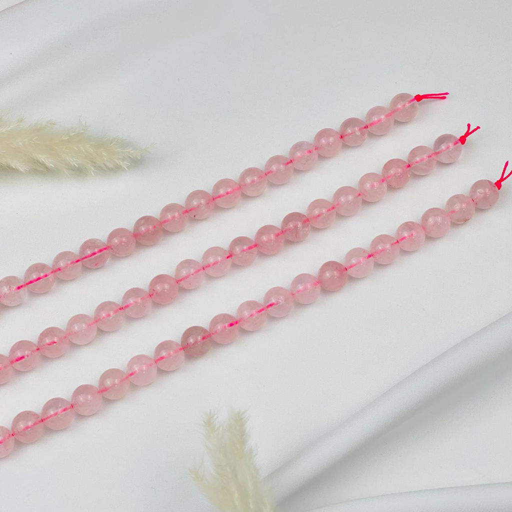 Бусины дляукрашений и Розового кварца (39 бусин)
