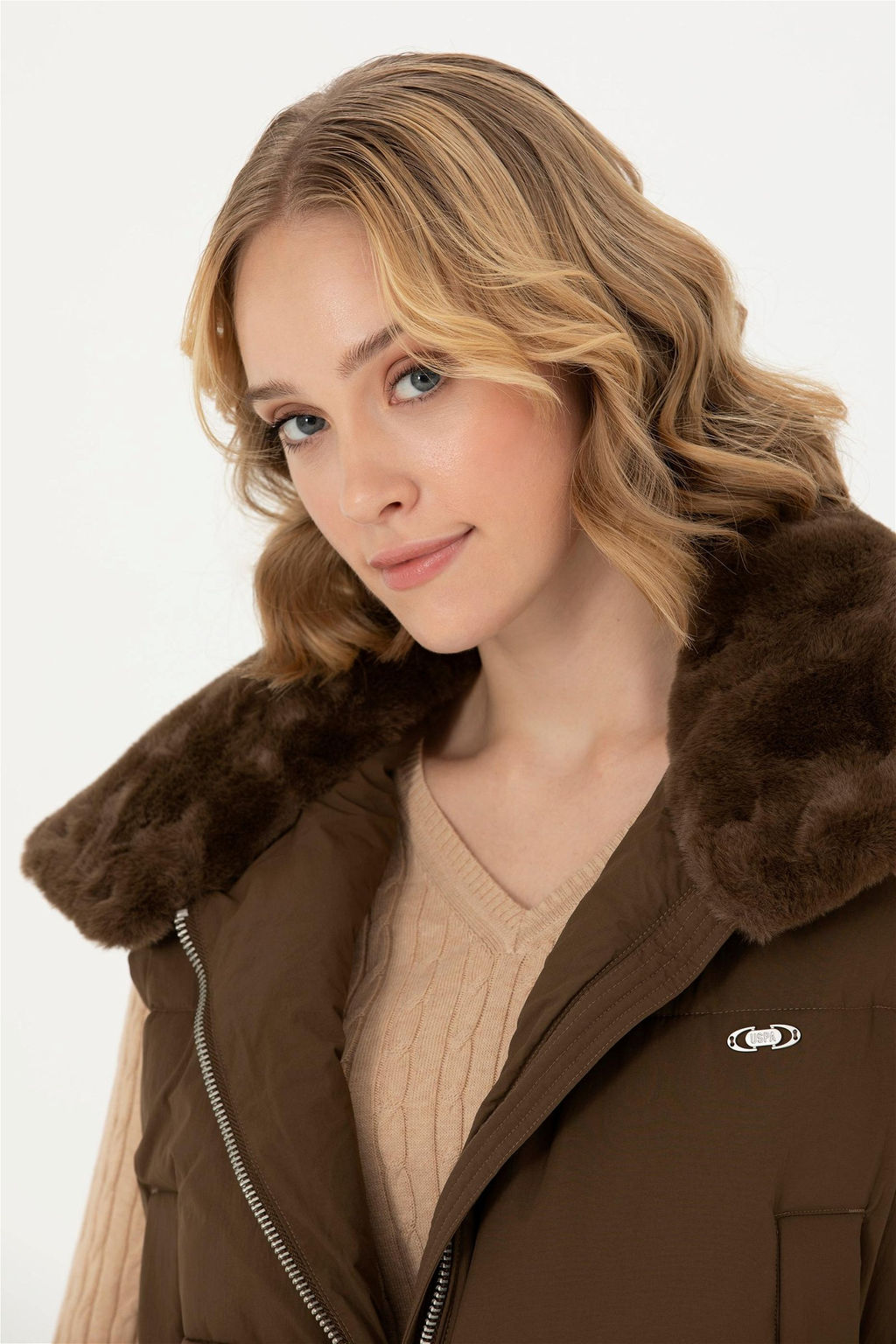 U. S. Polo Assn Женский кокосовый жилет - U.s. polo assn фото 2