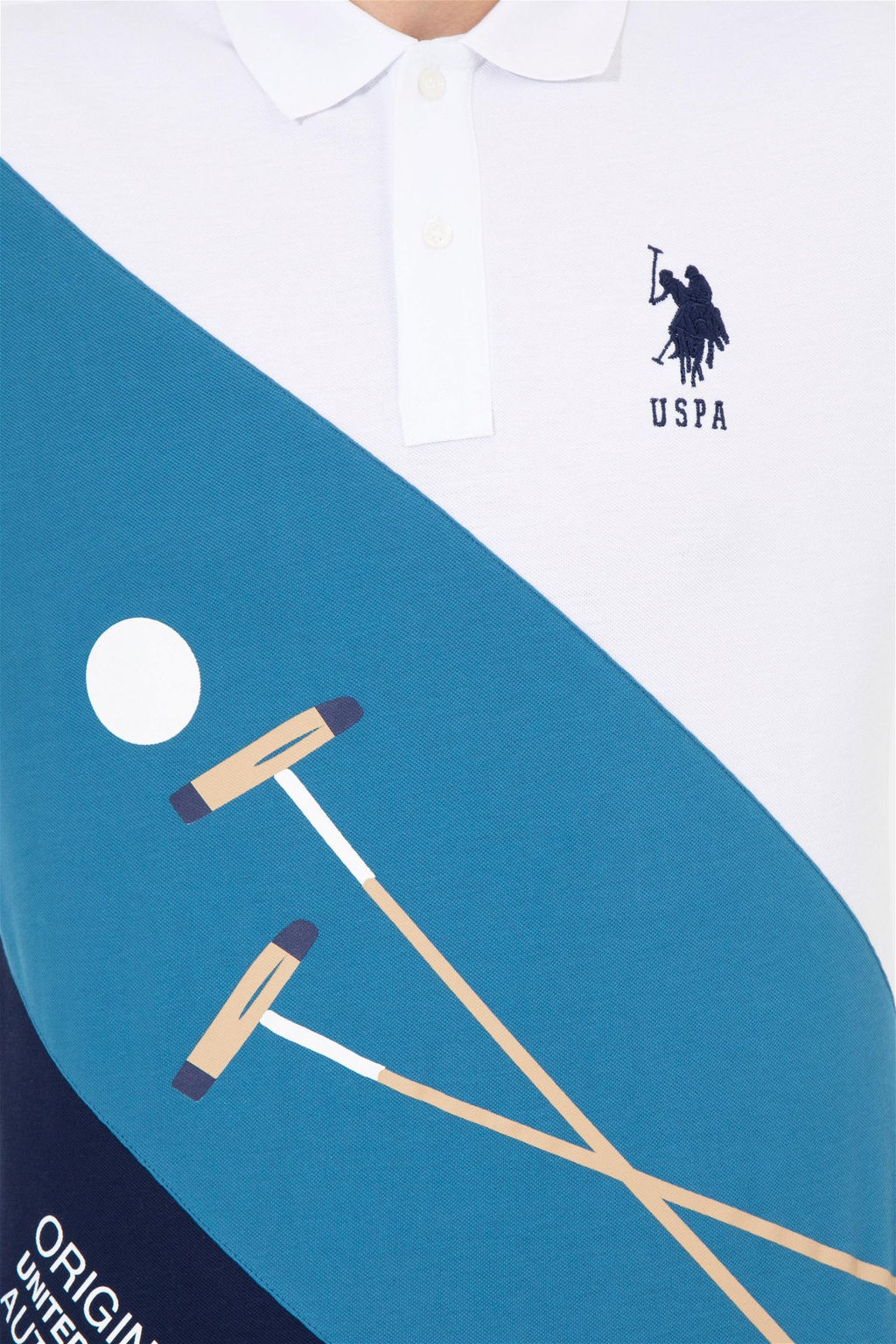 U. S. Polo Assn Мужская футболка-поло Petrol - U.s. polo assn фото 12