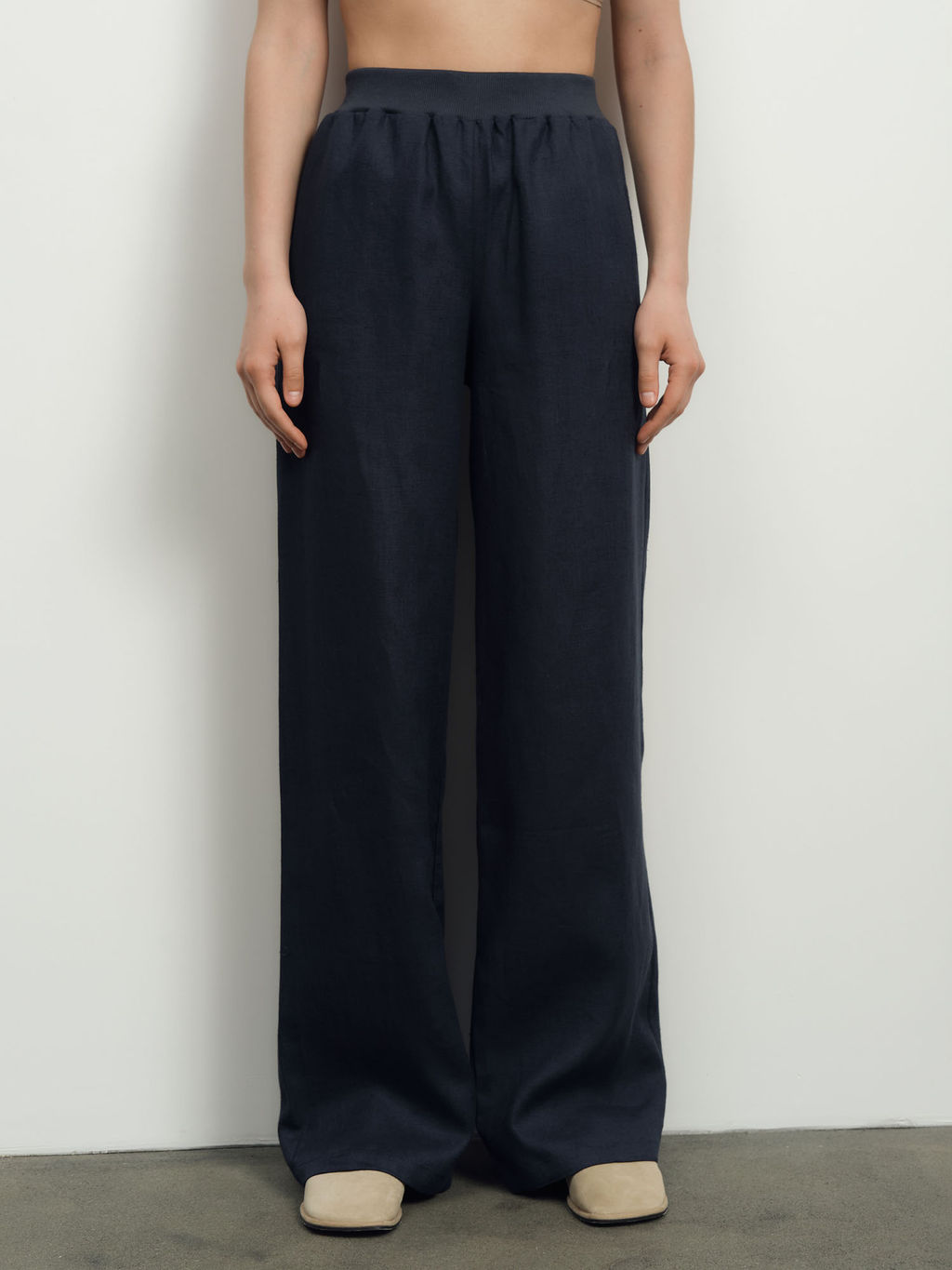 Брюки женские 52104-БР темно-синие