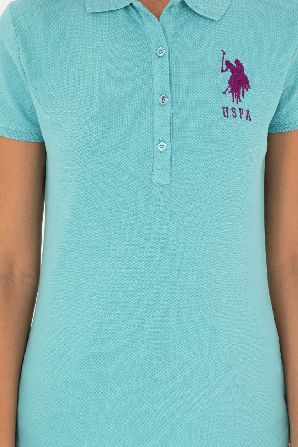 Женская мятная базовая футболка Неожиданная скидка в корзине - U.s. polo assn фото 13
