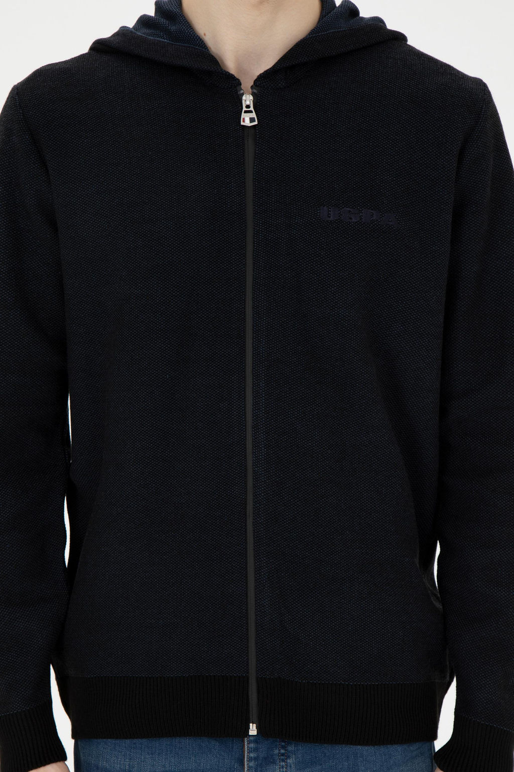 Кардиган мужской U. S. Polo Assn темно-синий из акрила - U.s. polo assn фото 13