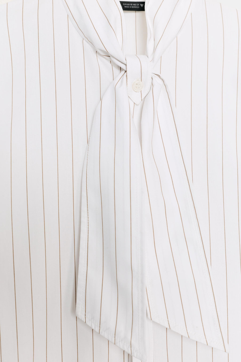 STRIPED POPLIN SHIRT WITH POCKET SQUARE - Zara фото 18