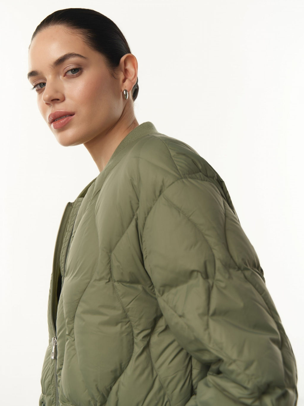 Conso/SL 230121 - khaki Пуховое пальто