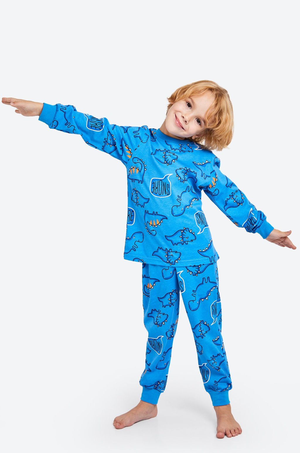Хлопковая пижама для мальчика Happy Fox  фото 3