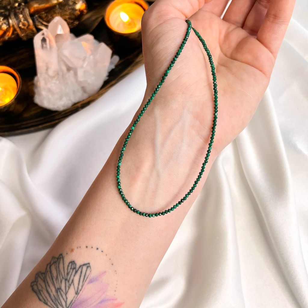 Бусы из Малахита огранка 38 см +