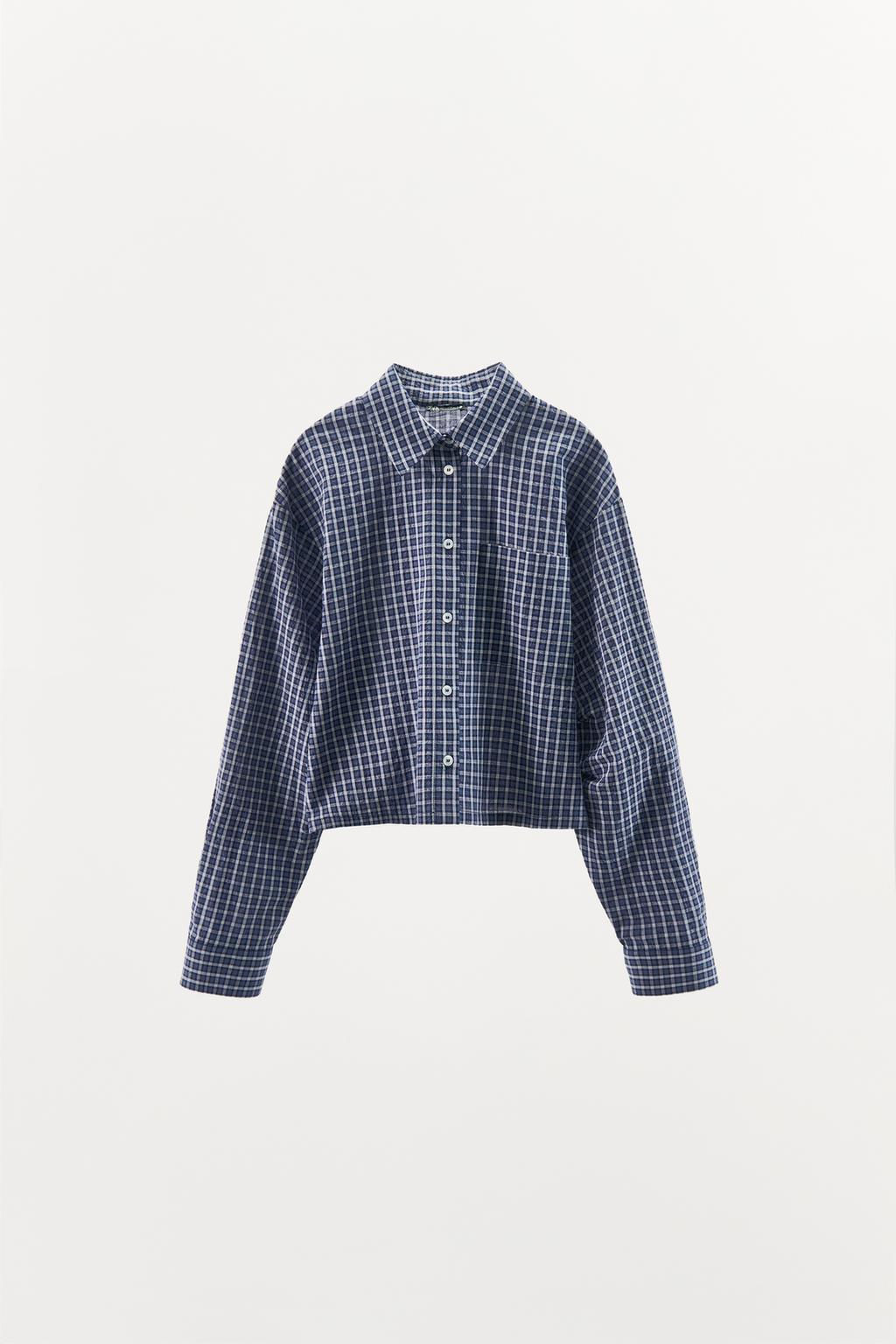 CHECK PYJAMA SHIRT - Zara фото 5