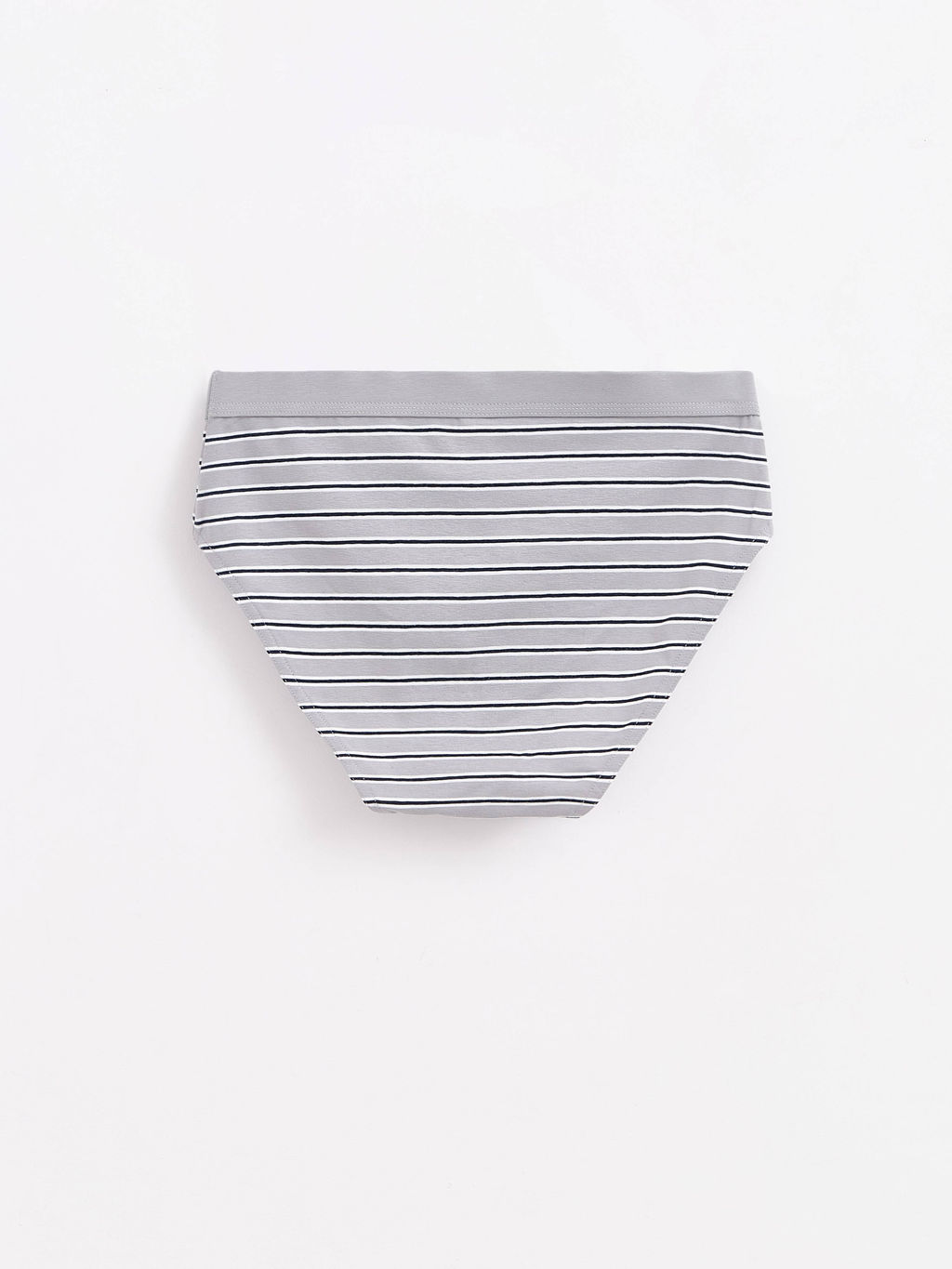 DIWARI PREMIUM MSL 1573 Хлопковые трусы-cлипы в полоску grey - Conte elegant фото 2