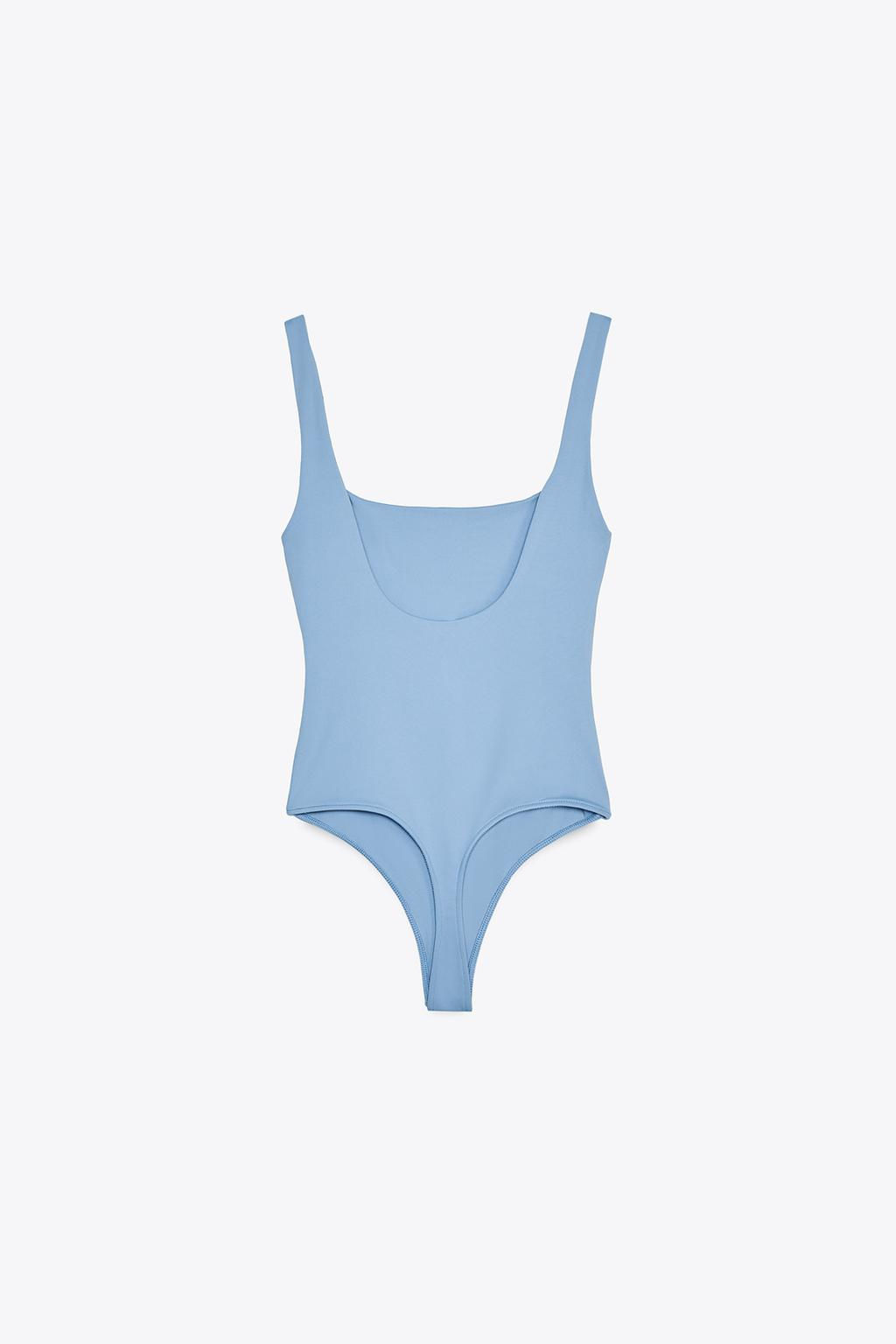 POLYAMIDE STRAPPY BODYSUIT - Zara фото 13