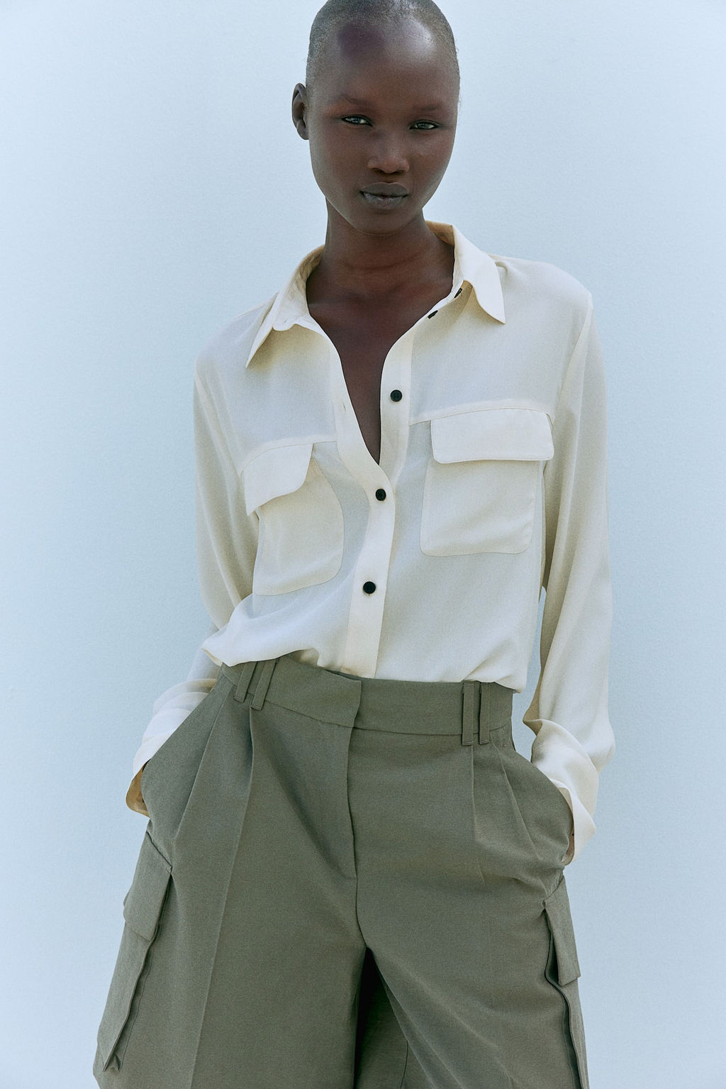 Camisa de crepe - H&m фото 2
