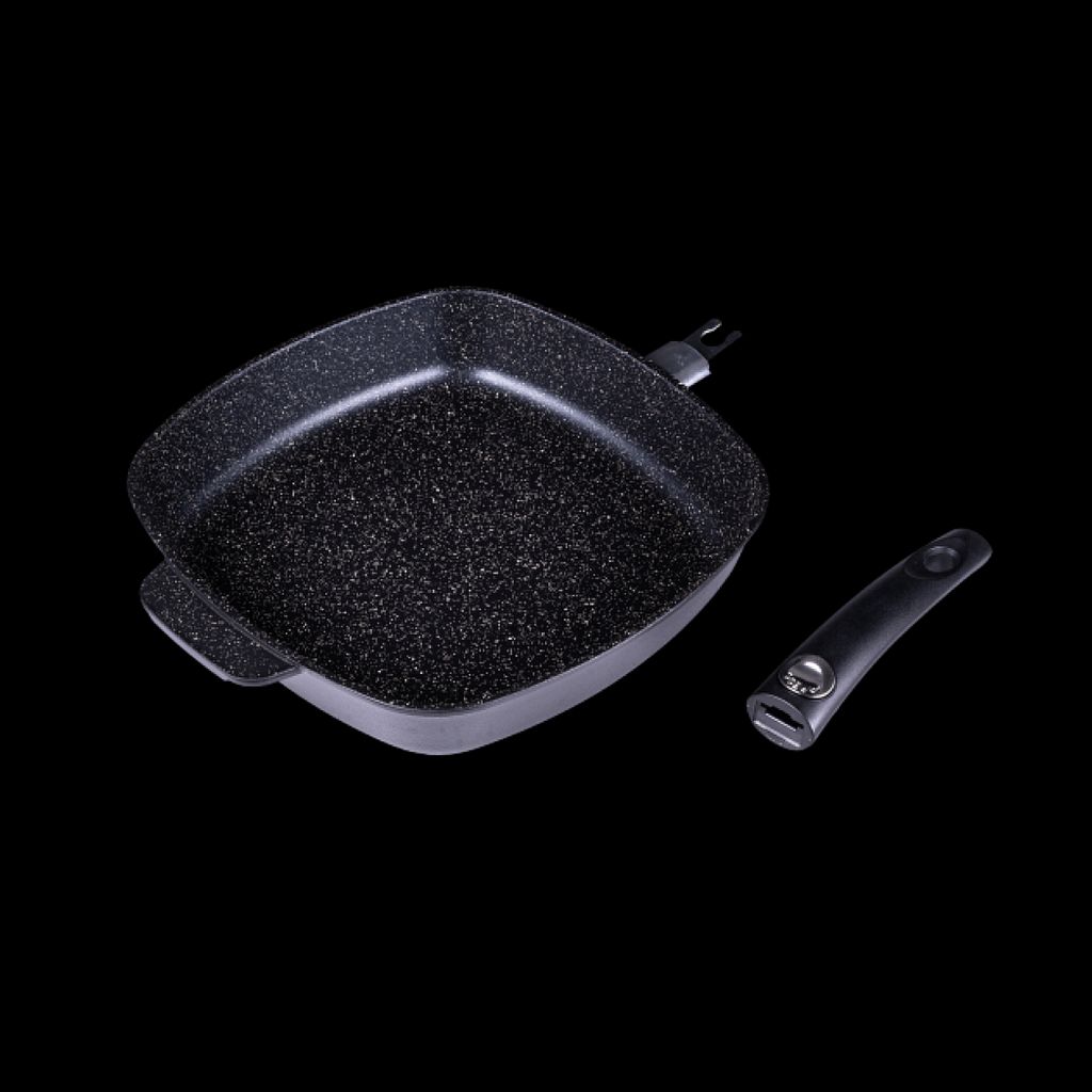 Сковорода квадратная 28x28 см, Индукция - Ярославна фото 4