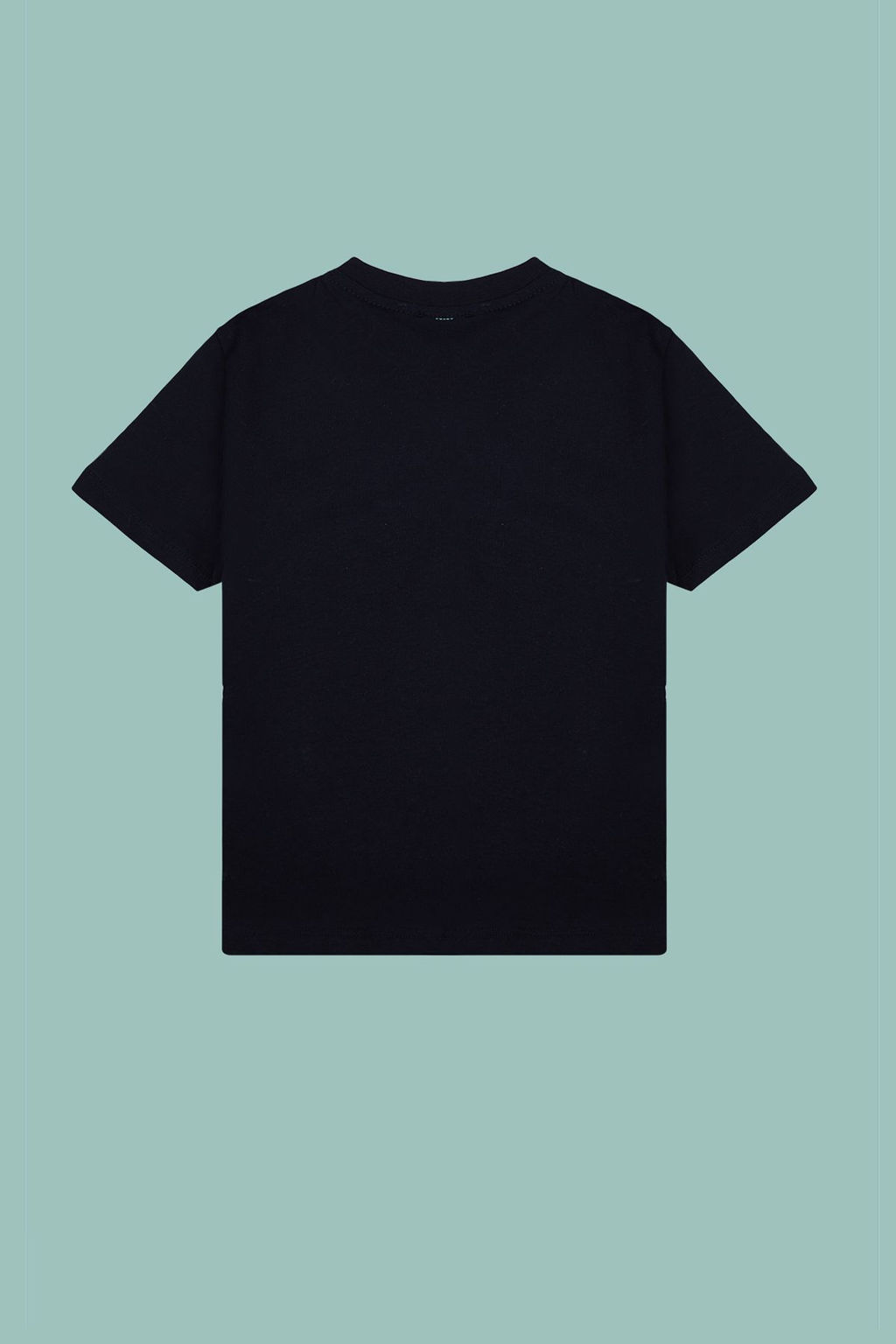 Lacivert Erkek Cocuk Bask?l? Orme T-Shirt TKDSS24TS00026 - Trendyolmilla фото 4