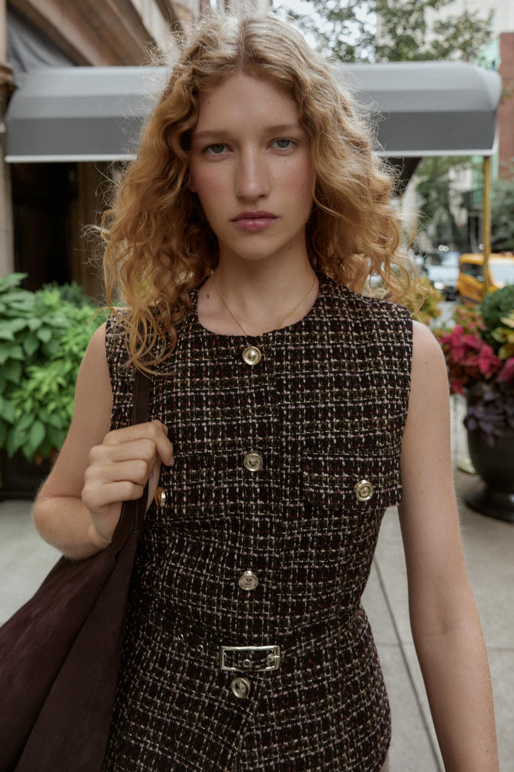 BELTED TEXTURED GILET - Zara фото 3