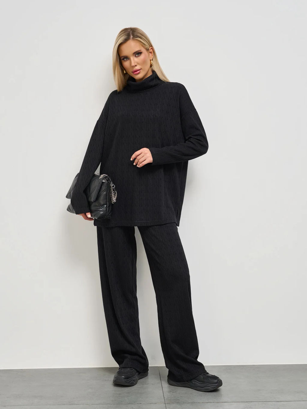 Джемпер Jetty черный из трикотажа  фото 20