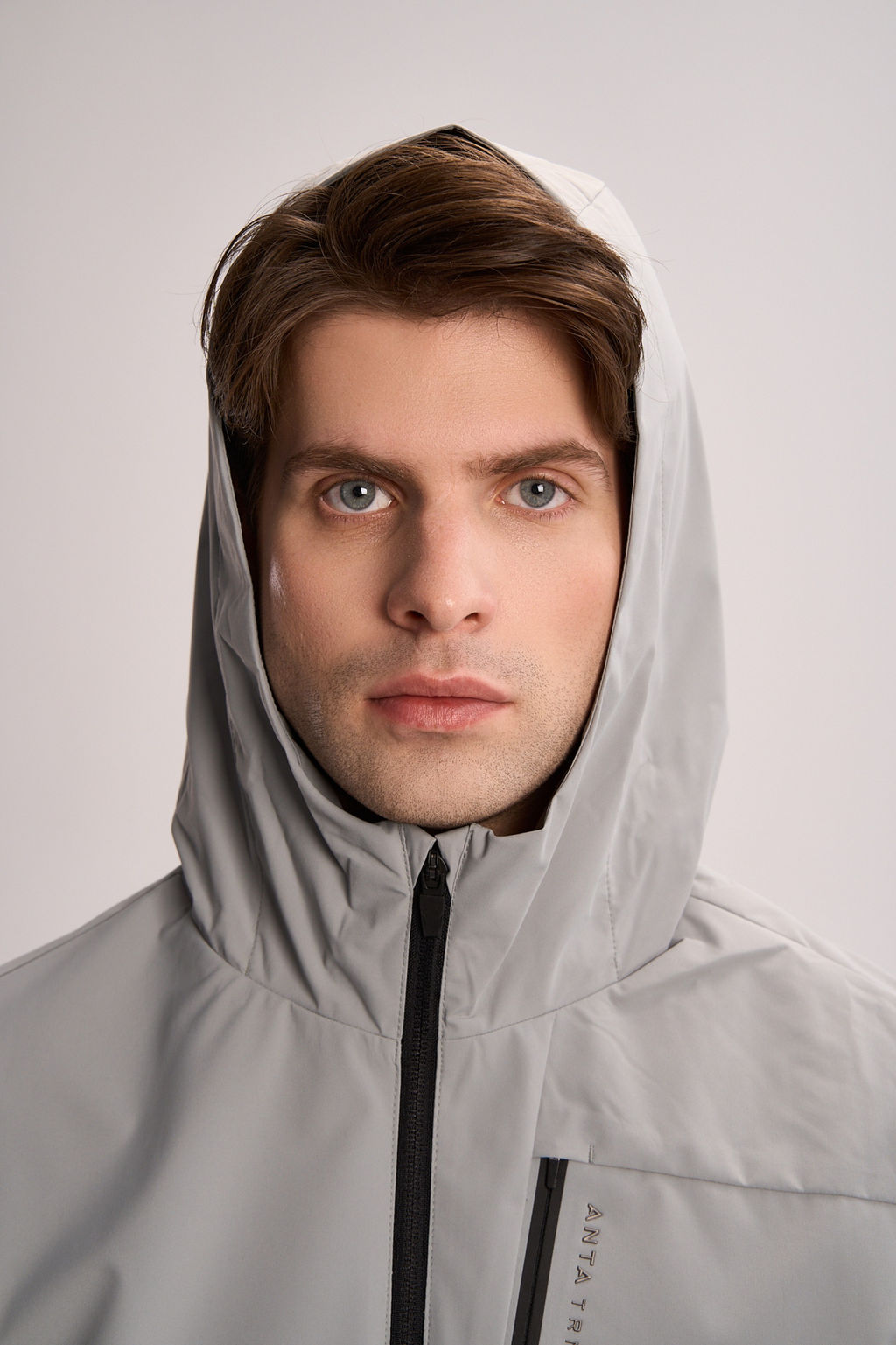 Ветровка Серо-зеленый