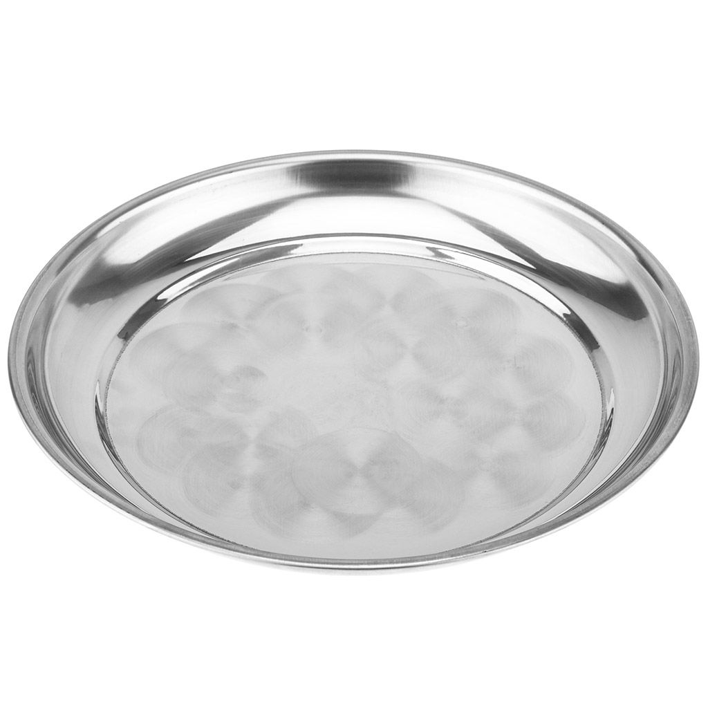 Поднос из нержавеющей стали д25,5см h2,8см s0,45мм (Китай) - Домашняя Мода фото 2