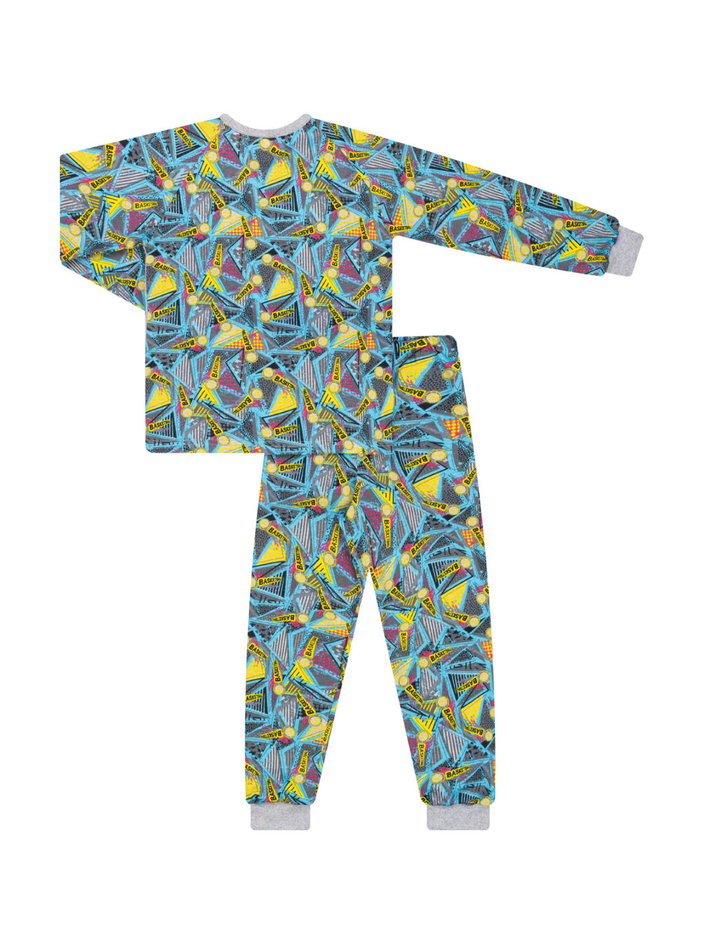 Пижама детская меланж принт баскетбол