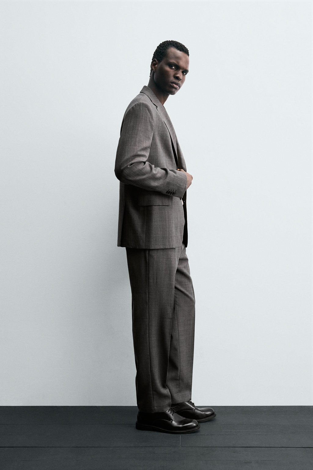 CHECK SUIT BLAZER - Zara фото 4
