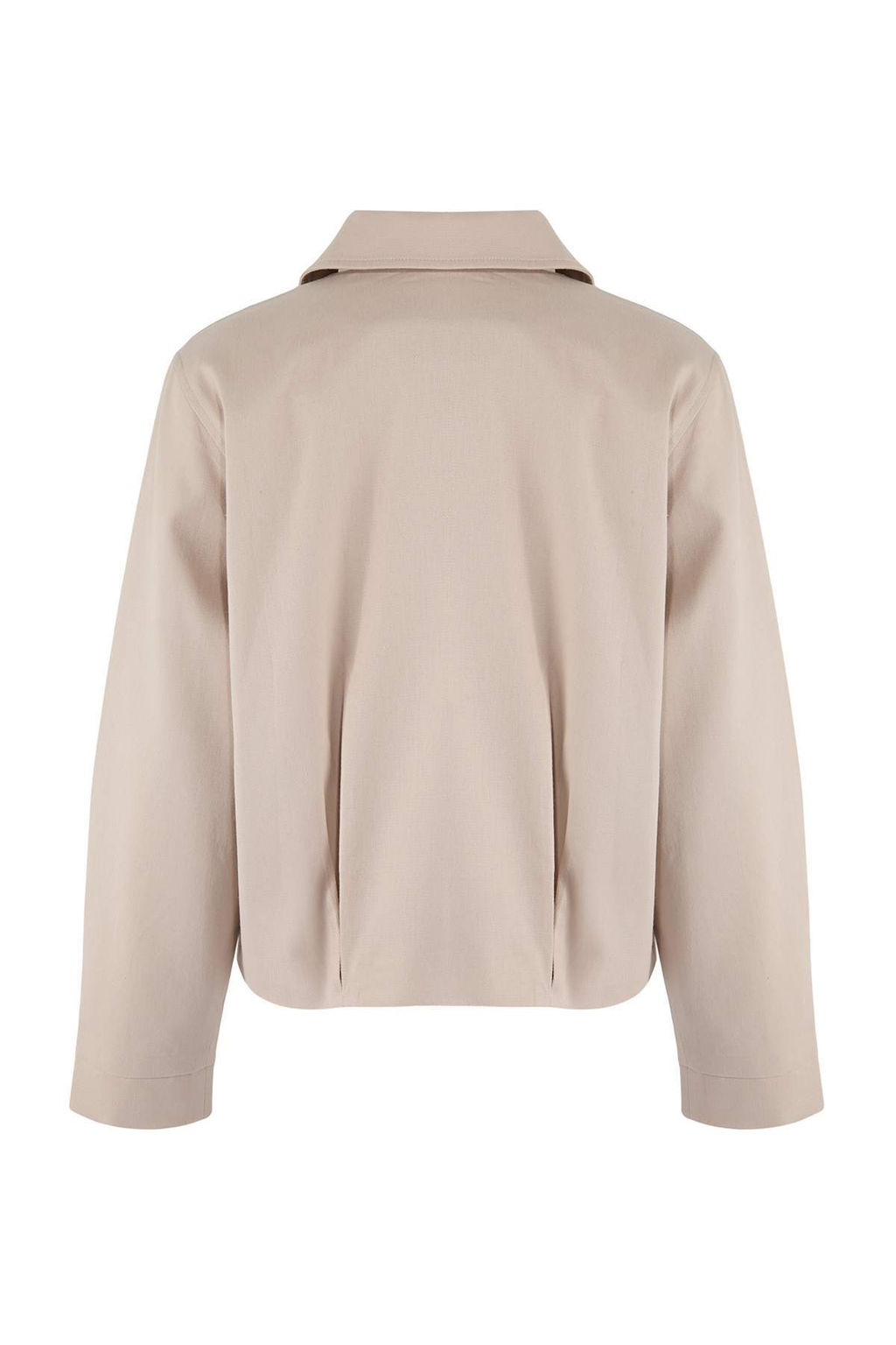Tas Regular Kal?p Kemer Detayl? Gabardin Ceket Mont TWOSS26MO00003 - Trendyolmilla фото 6