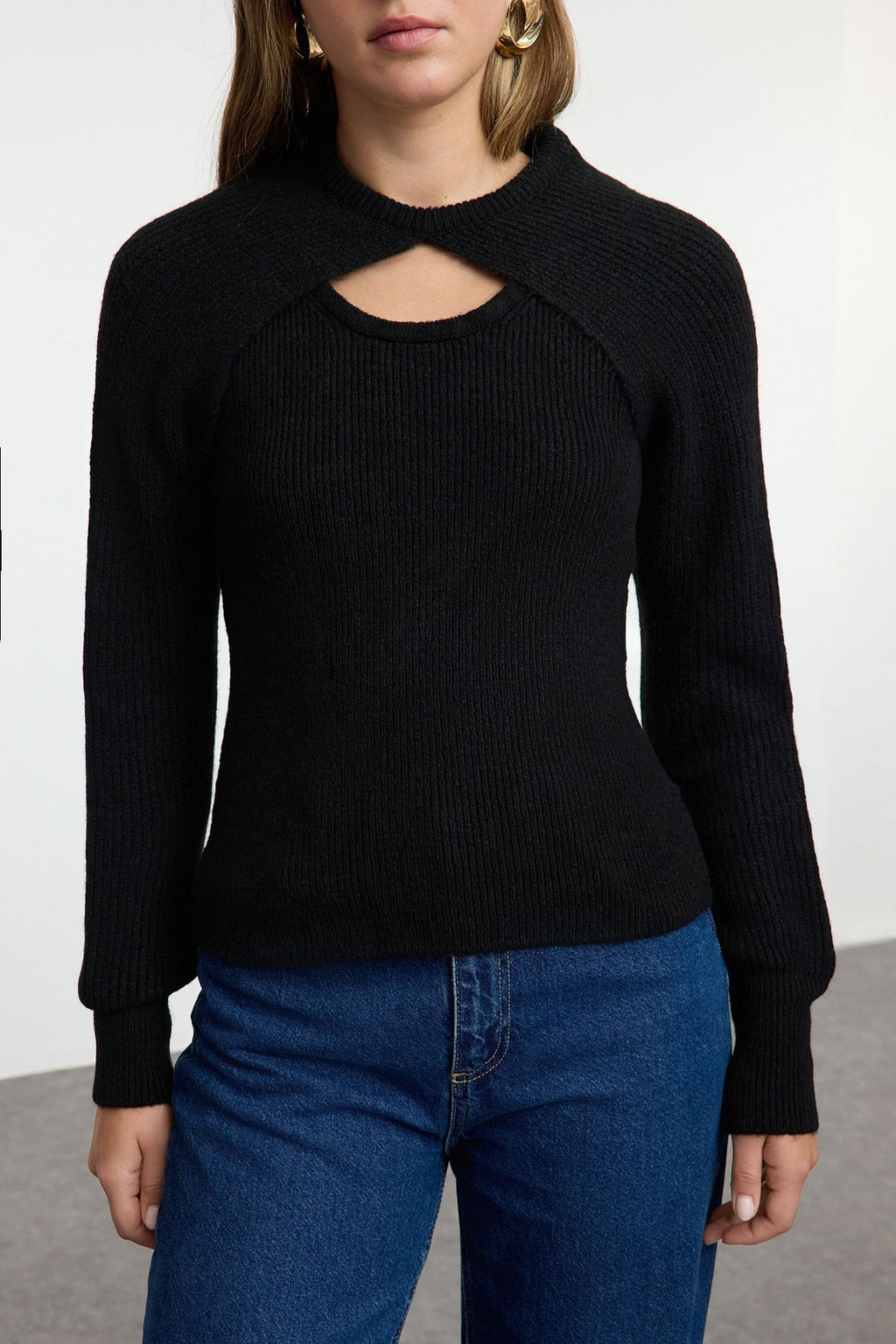 Tas Yumusak Dokulu Ikili Tak?m Bolerolu Triko Kazak TWOAW25KZ00020 - Trendyolmilla фото 8