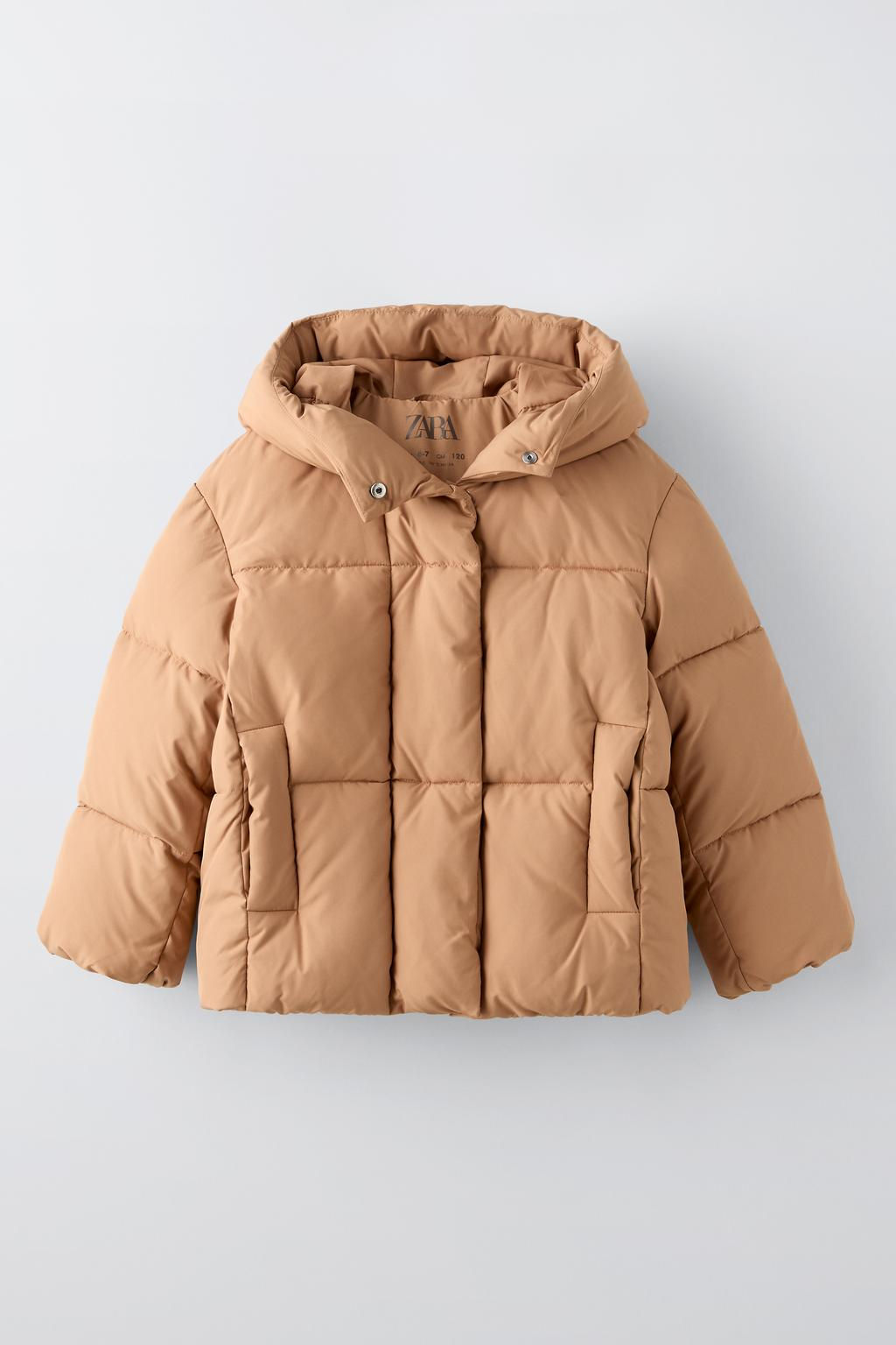HOODED PUFFER JACKET - Zara фото 11