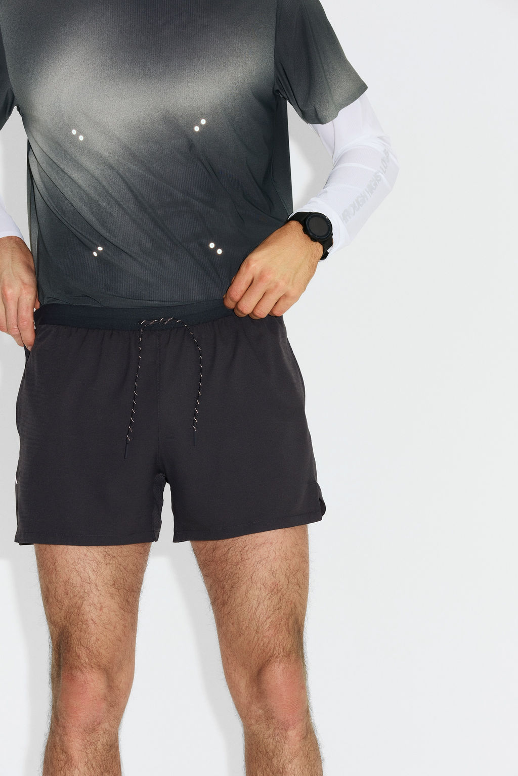 Pantal?n corto de running Lightweight Quick Dry - H&m фото 11
