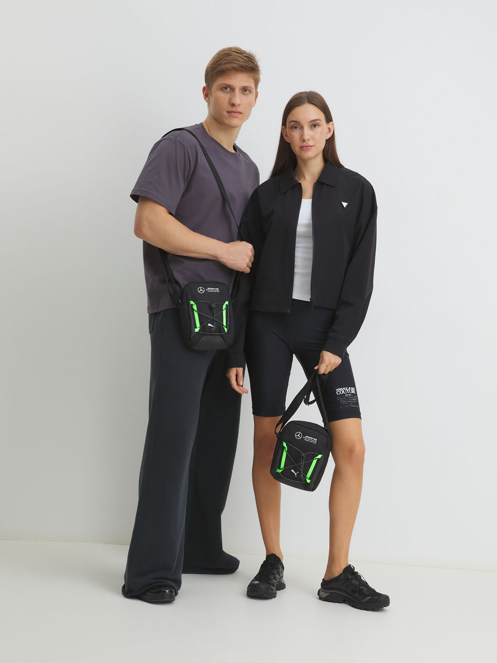 Сумка через плечо PUMA MAPF1 Portable Артикул 4189741, черный