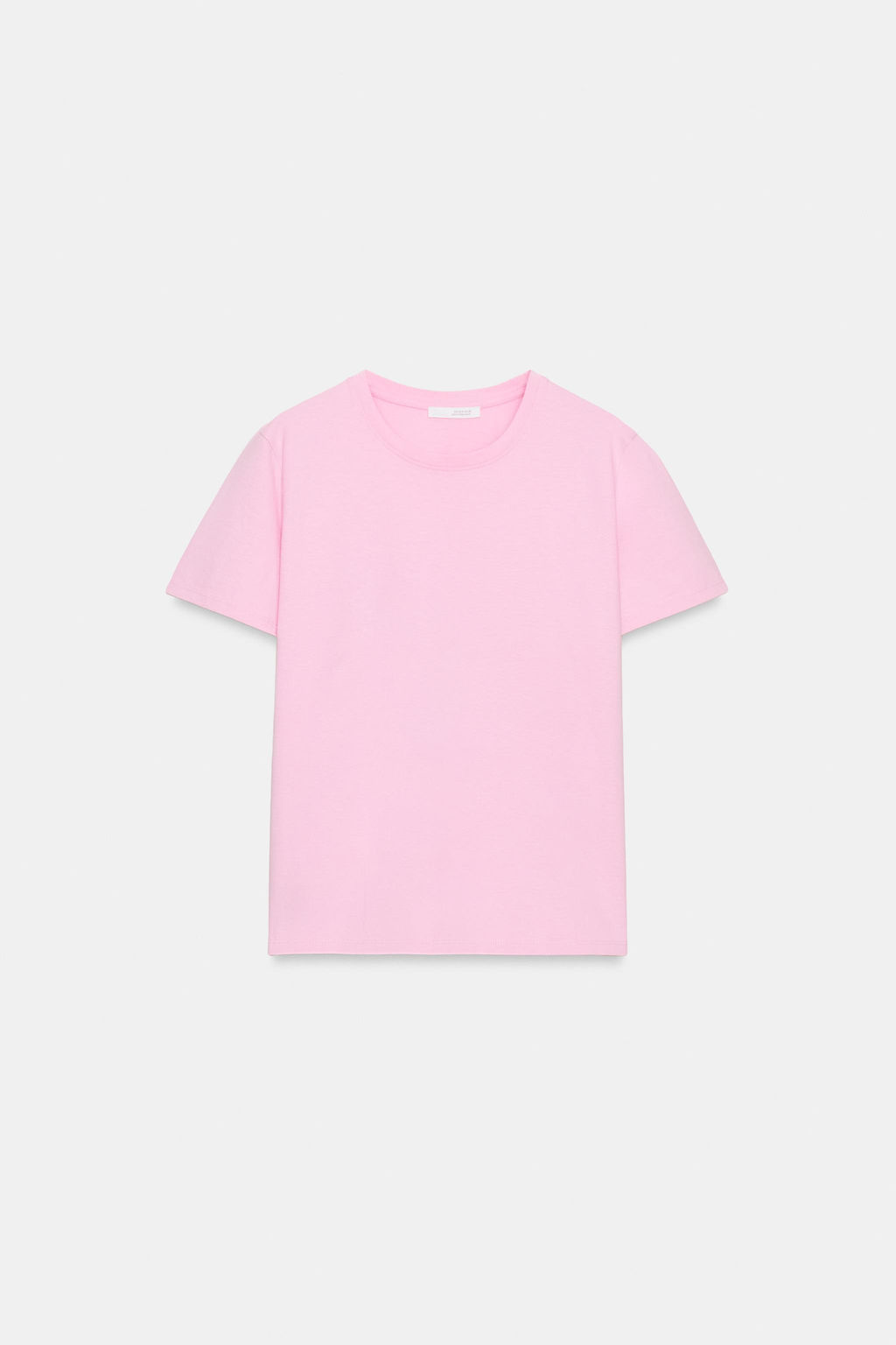 CAMISETA R?STICA ALGOD?N / Rosa - Zara фото 6