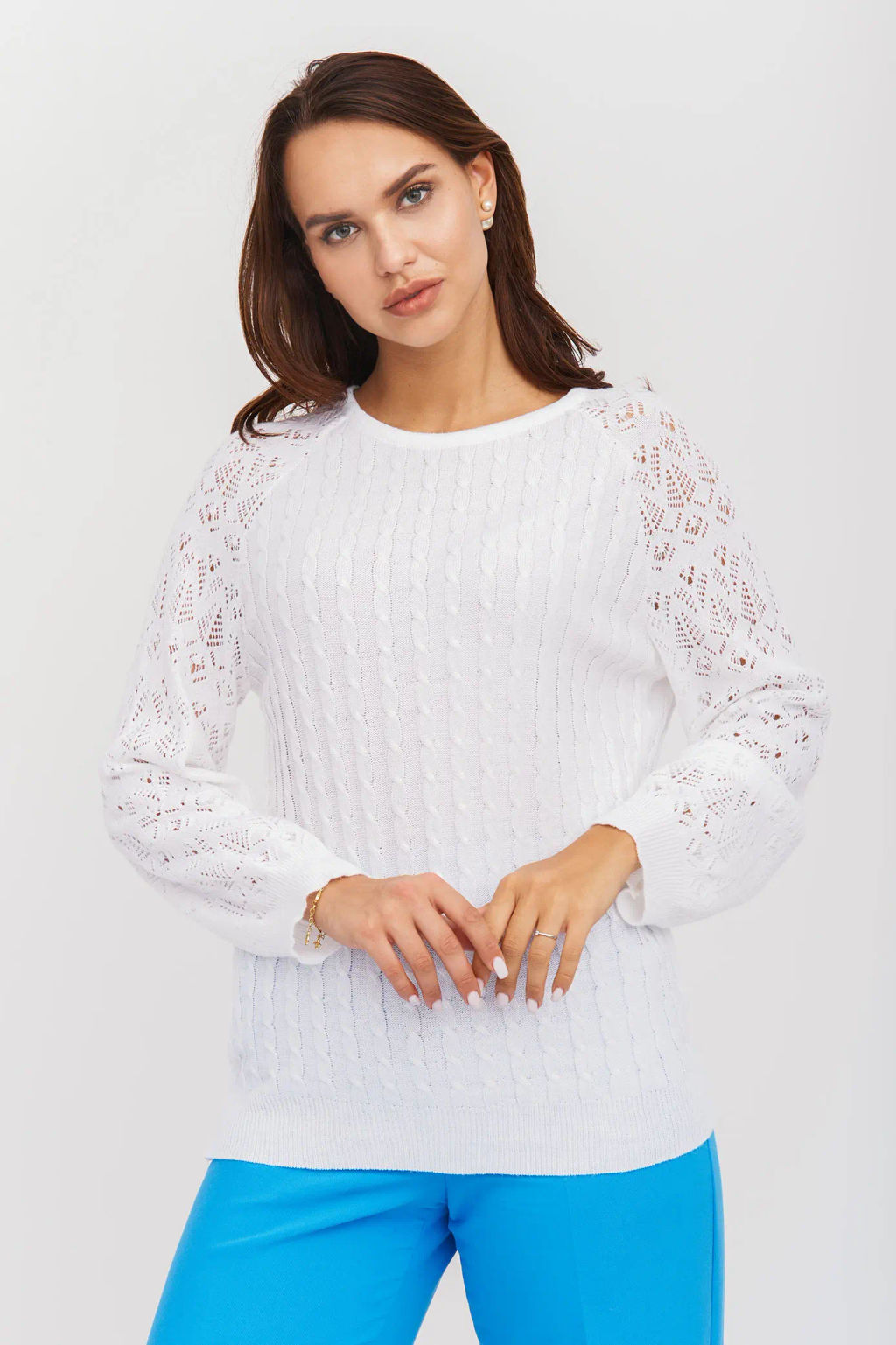 ЗЛАТА Джемпер Л 1288/белый