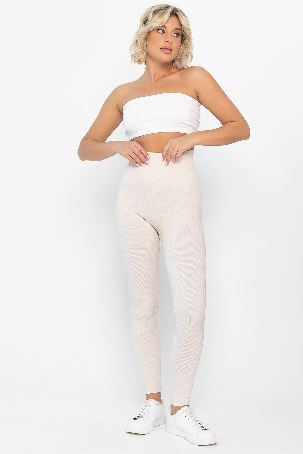 Лосины в рубчик утепленные - Lt collection фото 11