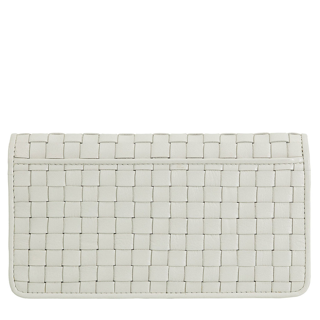 Итальянский женский кожаный кошелек DuDu серии Canarie | жемчужный серый - Dudubags фото 6