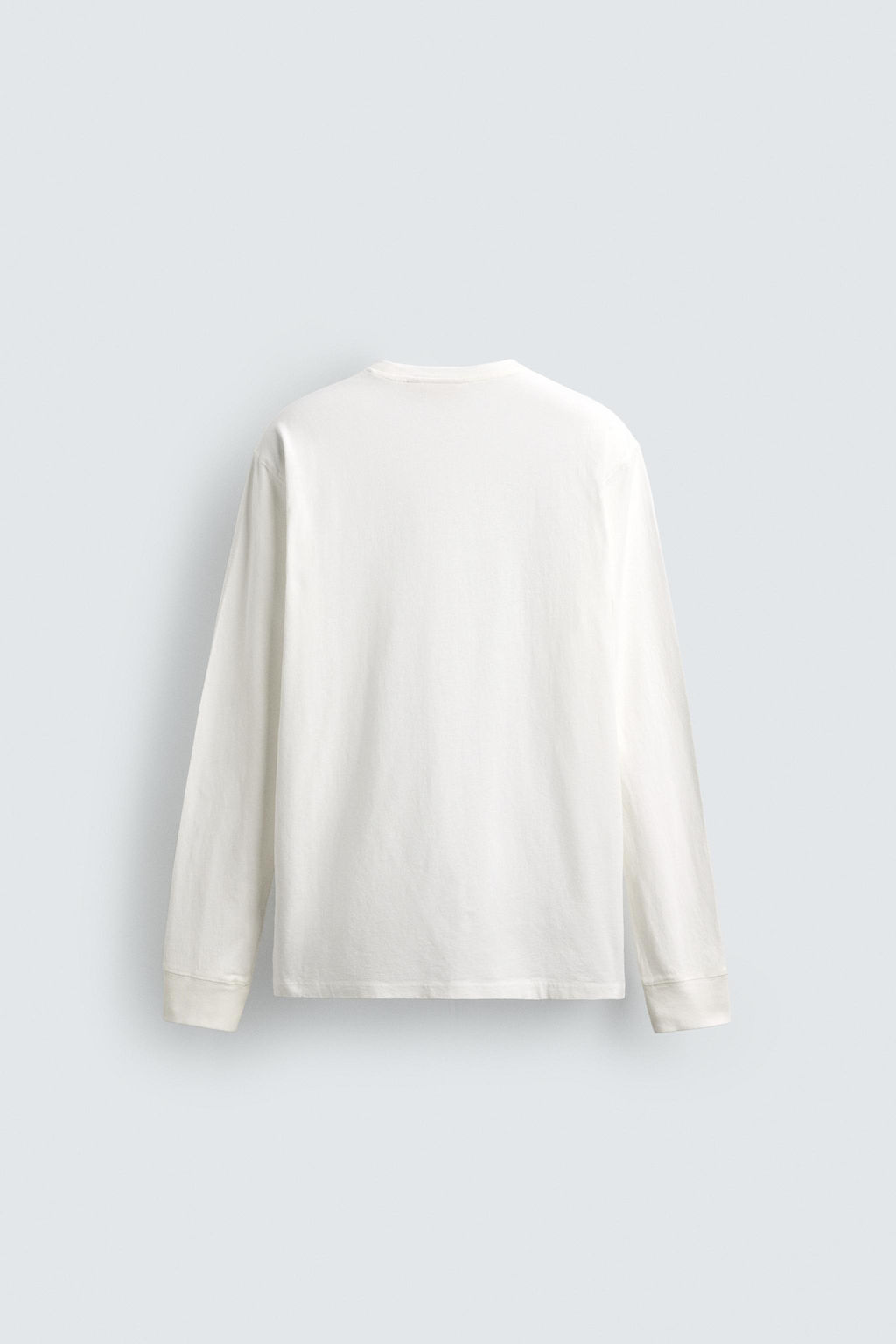 CAMISETA LIGHTWEIGHT MANGA LARGA / Blanco - Zara фото 7