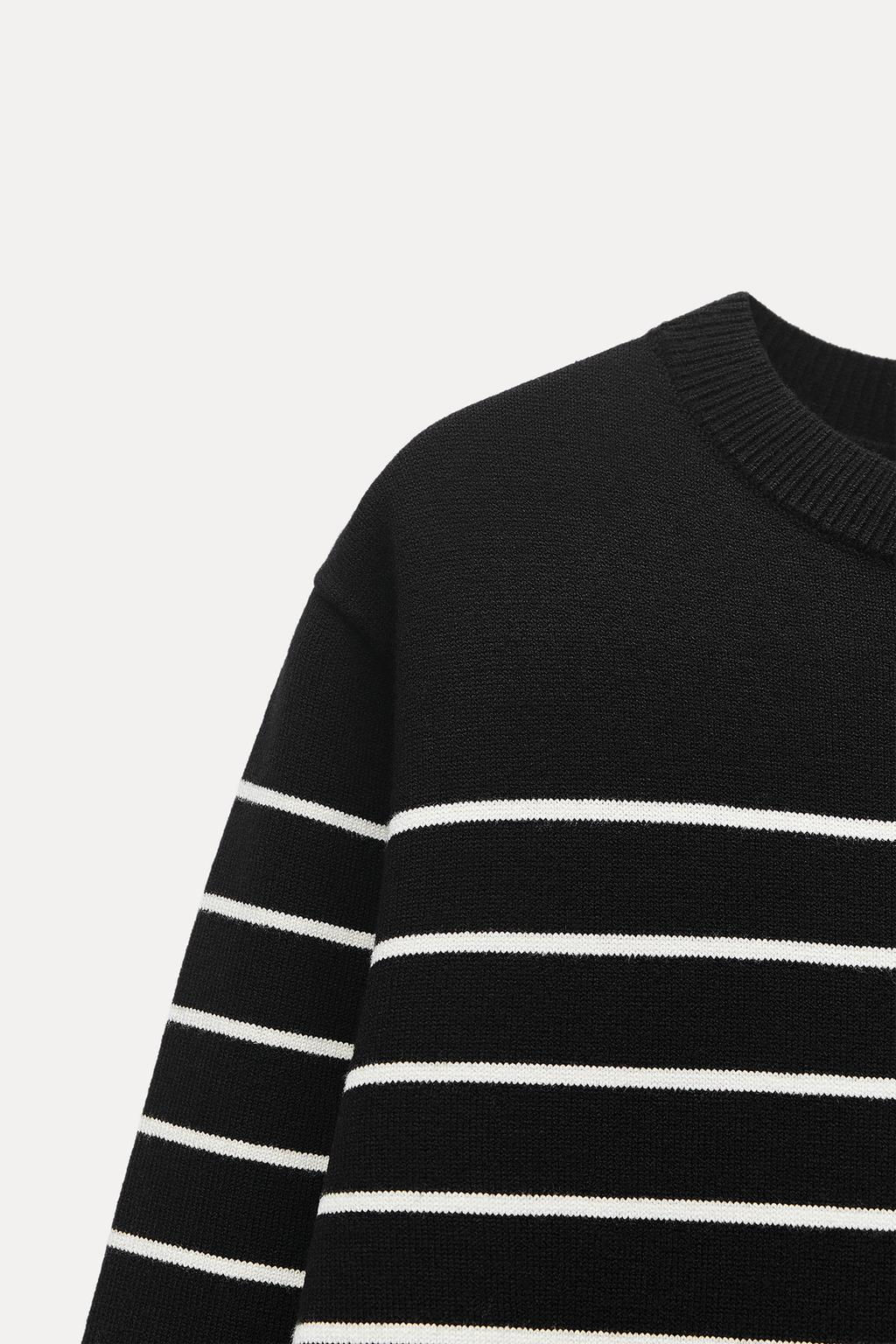 STRIPED LONG KNIT DRESS - Zara фото 4