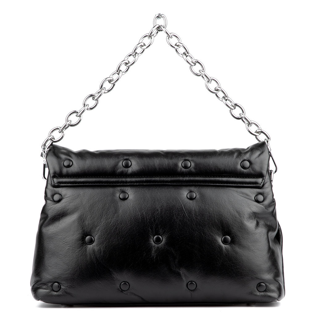 Y9789 black женская кожаная сумка "casual" Barcelo Biagi