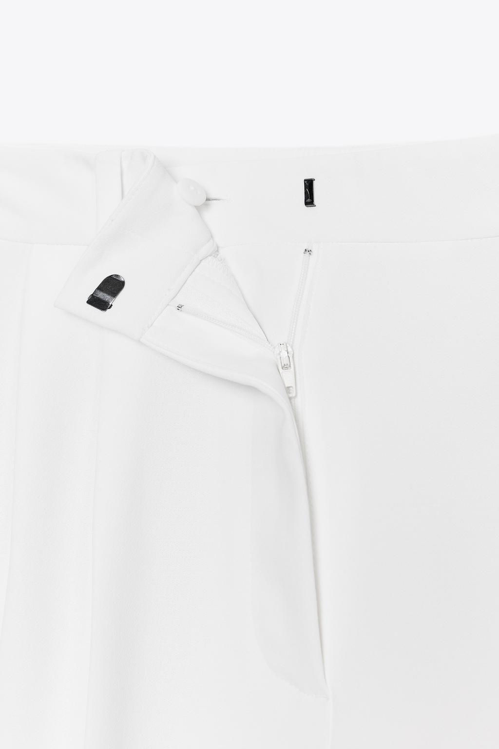 WIDE-LEG TROUSERS WITH DARTS - Zara фото 9