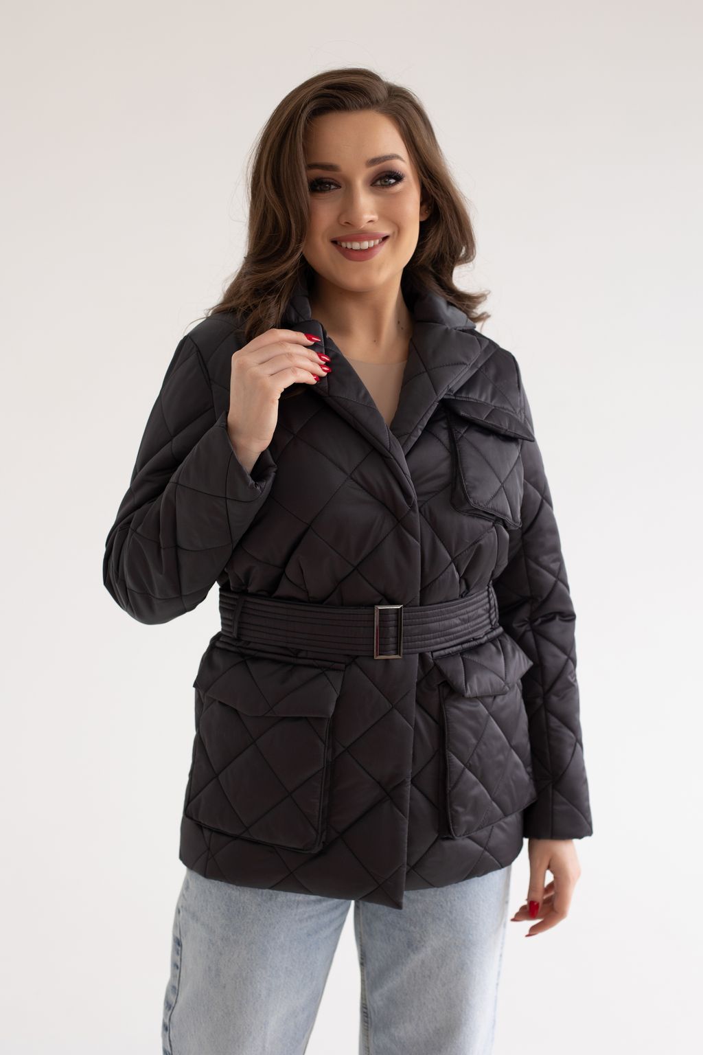 Куртка женская демисезонная 24230 (черный) - Kankan фото 4