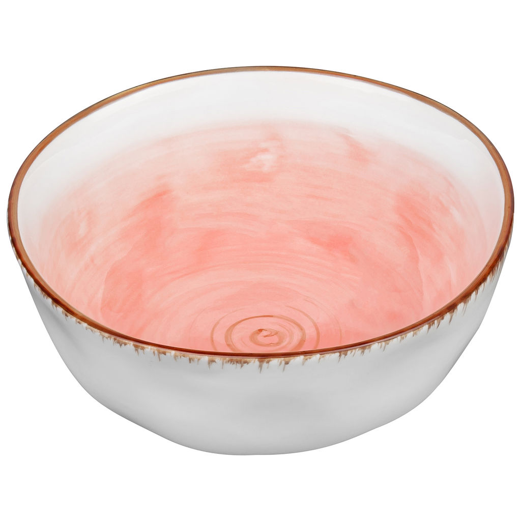 Салатник 14*14*5,5 см 500 мл "Кантри" коралловый