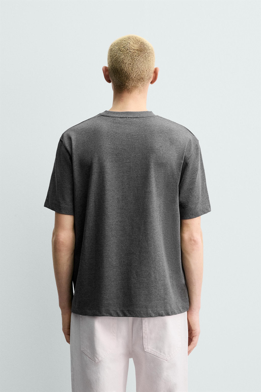 HEAVY WEIGHT SHORT SLEEVE T-SHIRT - Zara фото 30
