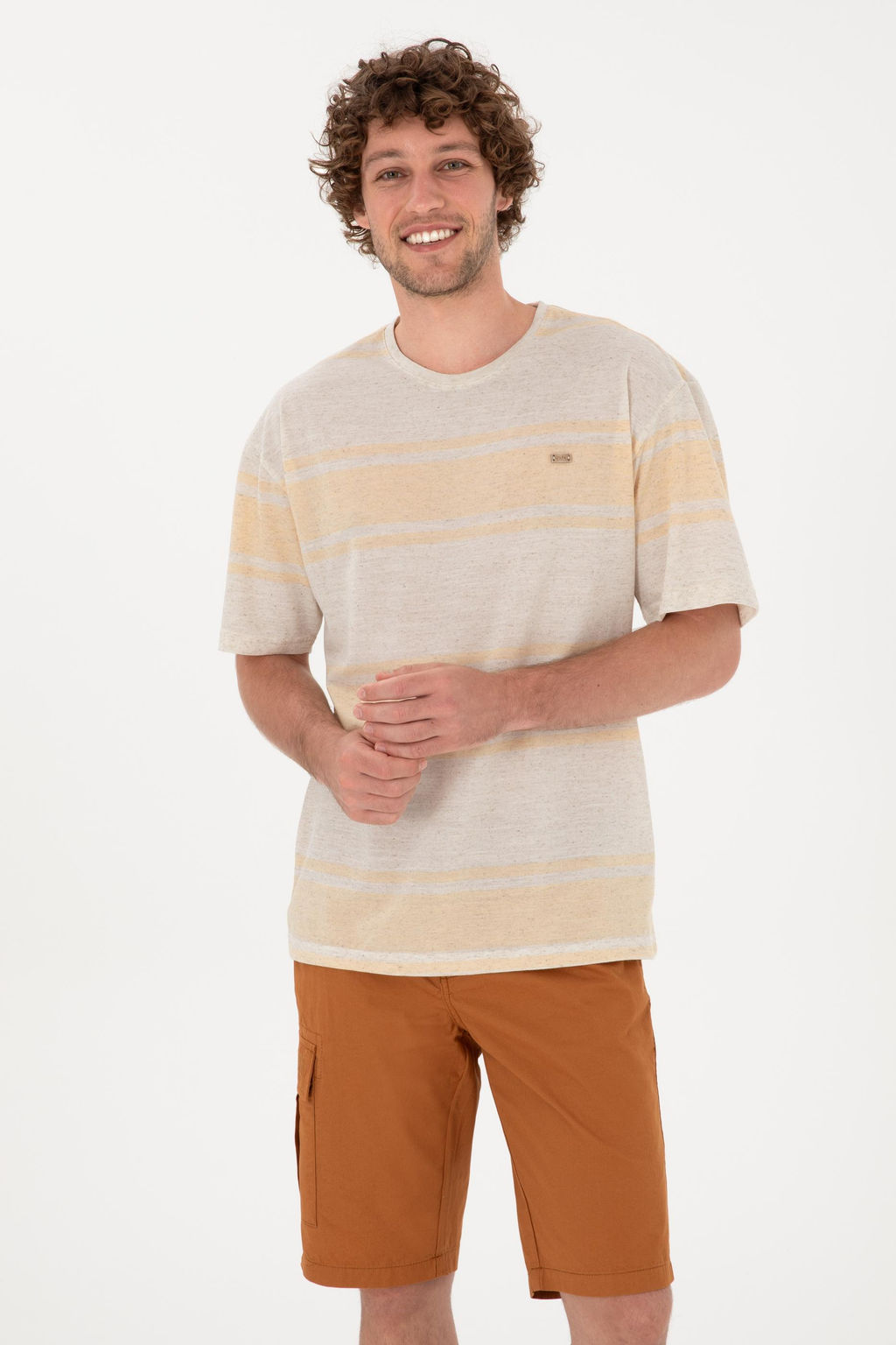 Erkek Comfort Fit Bisiklet Yaka Turuncu Ti__rt Sepette S_rpriz _ndirim - U.s. polo assn фото 3