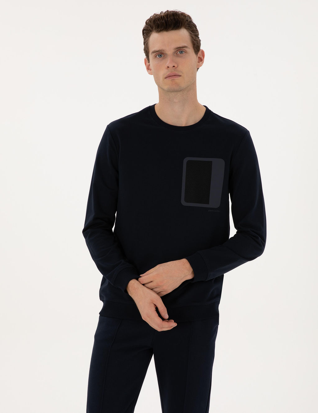 Lacivert Regular Fit Sweatshirt - Pierre cardin фото 3