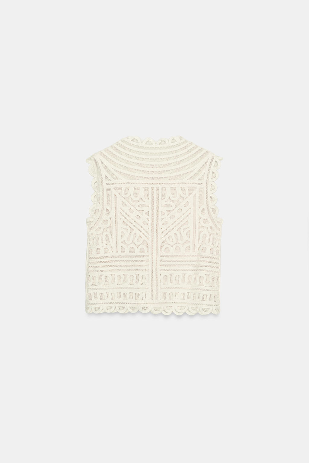 BLUSA CROCHET ZW COLLECTION / Crudo - Zara фото 6