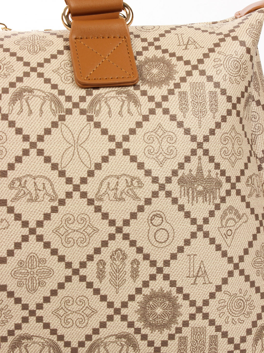 LACCOMA сумка АС89100-Россия-бежевый эко кожа