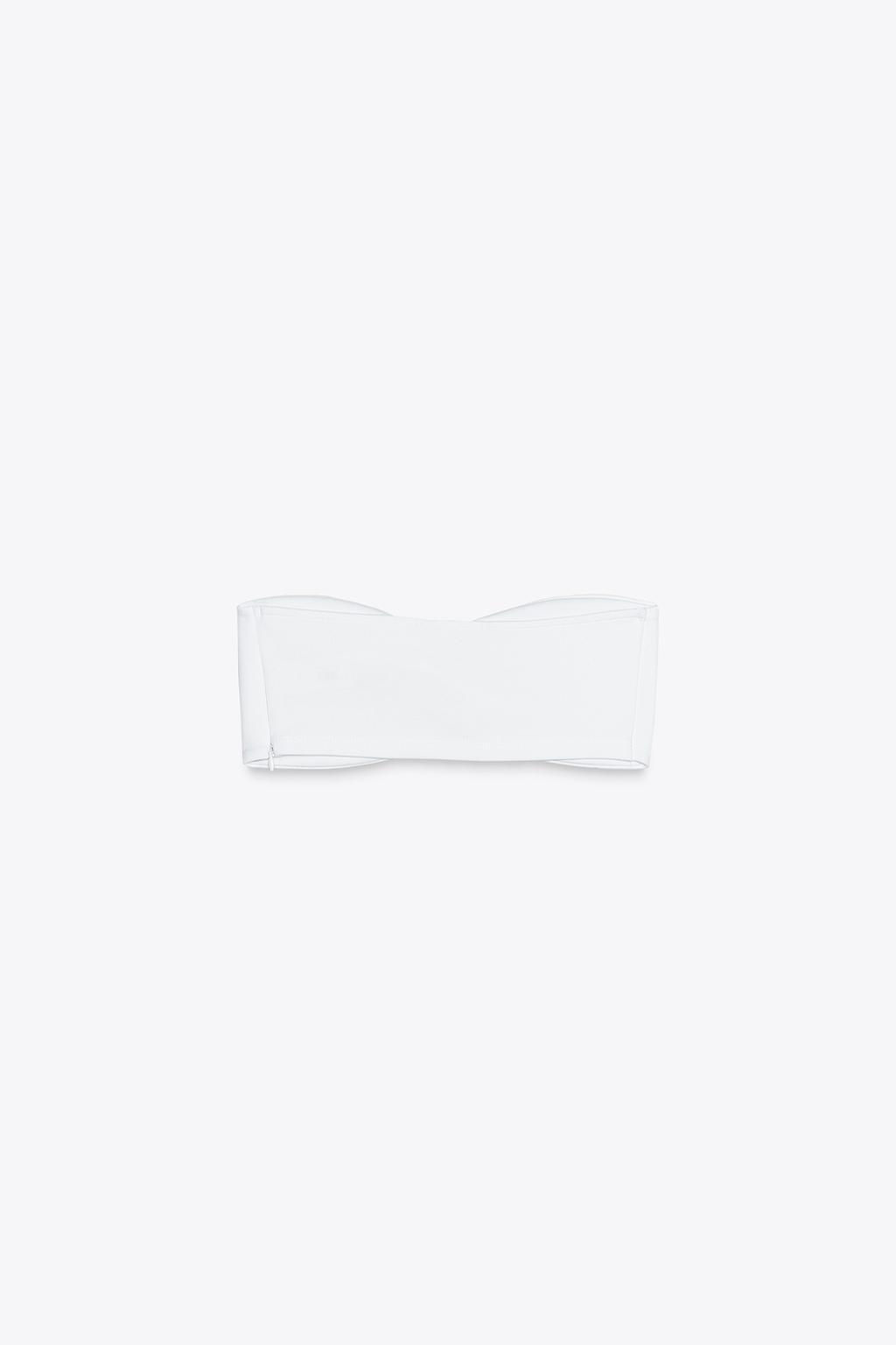 INTERLOCK BANDEAU TOP - Zara фото 17